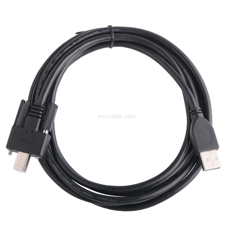 Cable de connexion d'imprimante UL USB 2.0 de type A à type B