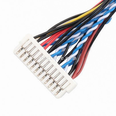 24 broches MOLEX 504186-2400 30 broches JAE FI-X30HL Assemblage du câble LCD LVDS Longueur personnaliser