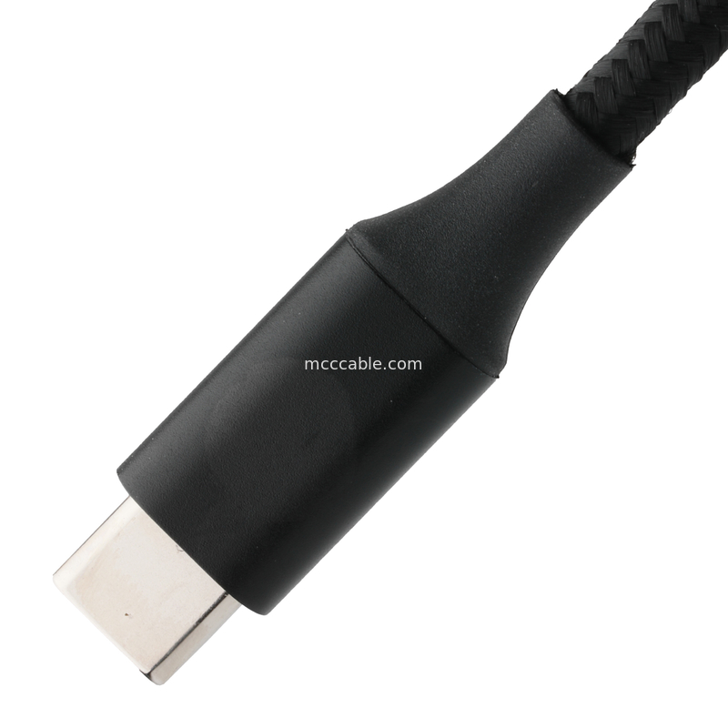 Cable d'extension USB de type C à USB de type C à haute vitesse avec maille tressée
