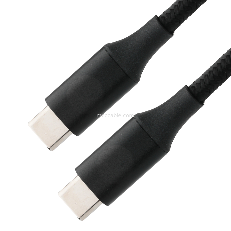 Cable d'extension USB de type C à USB de type C à haute vitesse avec maille tressée