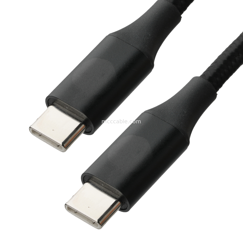 Cable d'extension USB de type C à USB de type C à haute vitesse avec maille tressée