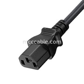 C13 vers le Royaume-Uni Corde d'alimentation Bs1363 18awg 250v Longueur Adapté à la plupart des ordinateurs, imprimantes et autres appareils