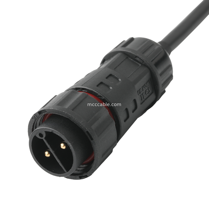 Connecteur imperméable au câble ROHS M20 mâle à JST PHR-6 fil UL2464 24AWGX5C OEM / ODM