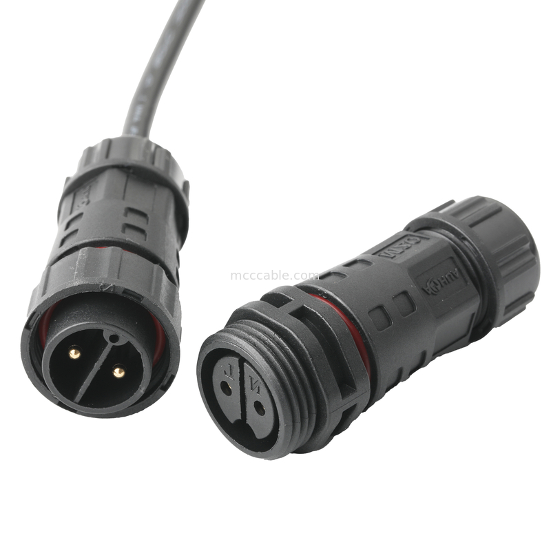 Connecteur imperméable au câble ROHS M20 mâle à JST PHR-6 fil UL2464 24AWGX5C OEM / ODM