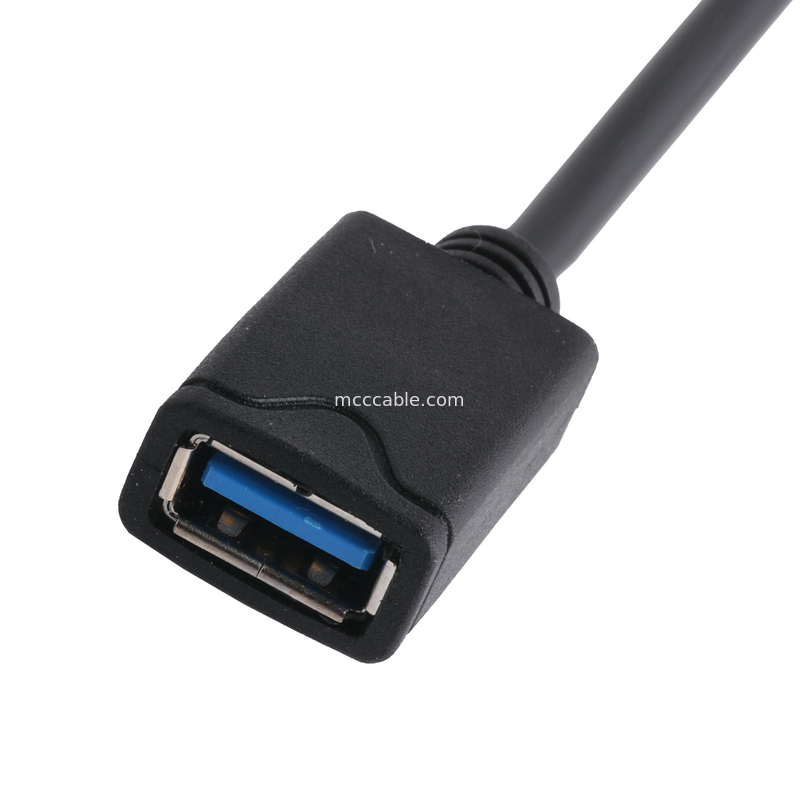 Adaptateur de connecteur Rohs USB Adaptateur de câble Type C mâle USB - Type A femelle OEM / ODM personnaliser