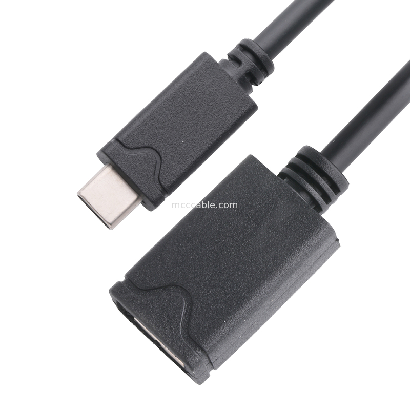 Adaptateur de connecteur Rohs USB Adaptateur de câble Type C mâle USB - Type A femelle OEM / ODM personnaliser