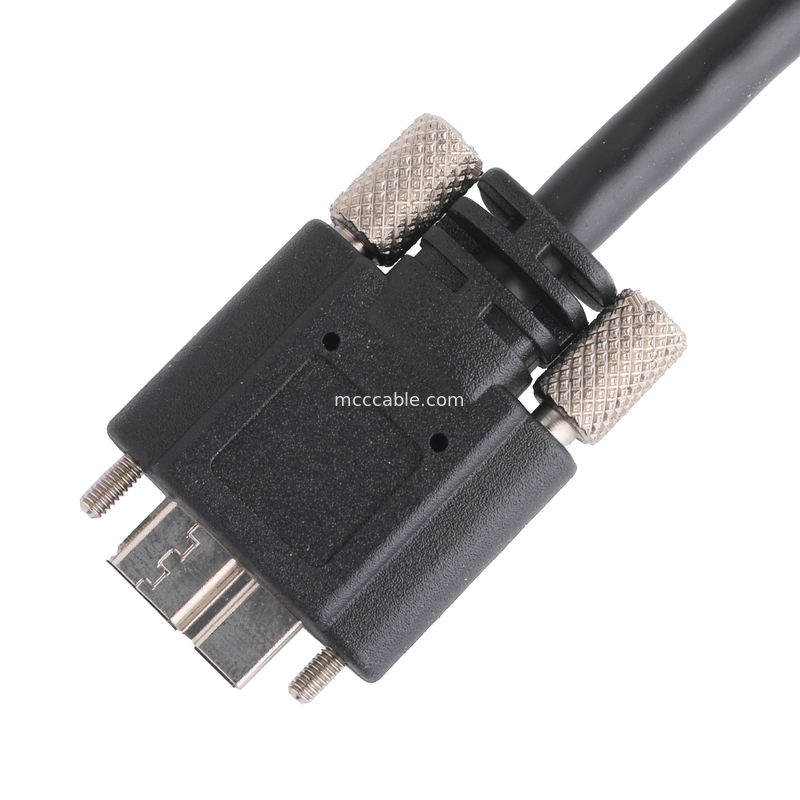 Couleur noire 5 Gbps USB 3.0 à USB Micro B Longueur du câble de charge Personnaliser Rohs