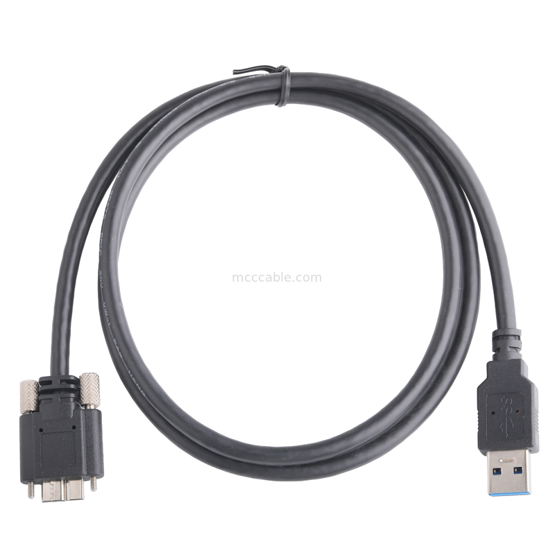 Couleur noire 5 Gbps USB 3.0 à USB Micro B Longueur du câble de charge Personnaliser Rohs