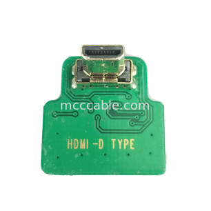 MIPI Adaptateur de connecteur ROHS Adaptateur HDMI-D Micro-tête de coude HDMI-D à 20454-220-02 20455 20453