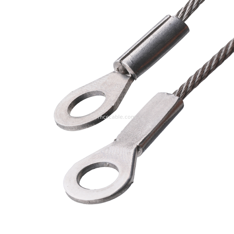 Cable à cordons en acier inoxydable flexible, câble de sécurité perforé, conducteur et autres applications