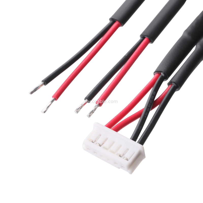 MOLEX 5023510600 PITCH 2,0 mm 6P Casement à l'étain*4Pcs UL1007 80C 300V 22AWG Diagramme de couleur de l'étain PVC ROHS