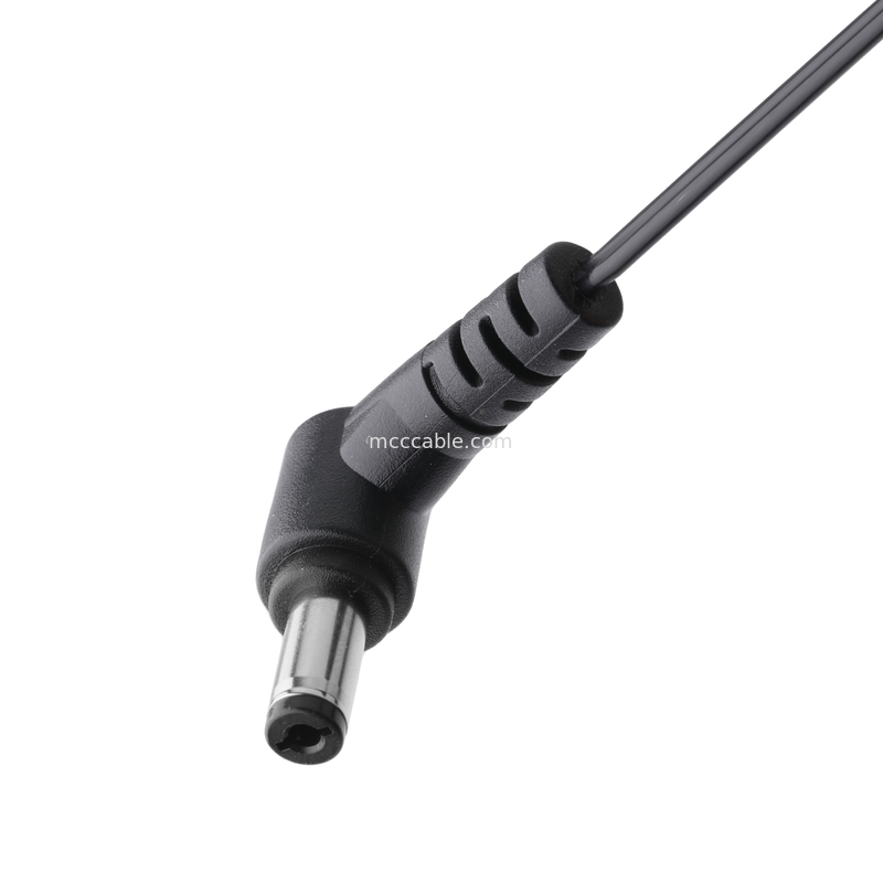 DC Plug 2.1*5.5mm Type de soudure en PVC Apparence moulé sous 90 angles à MOLEX 39012020 PITCH 4.2mm 1*2P