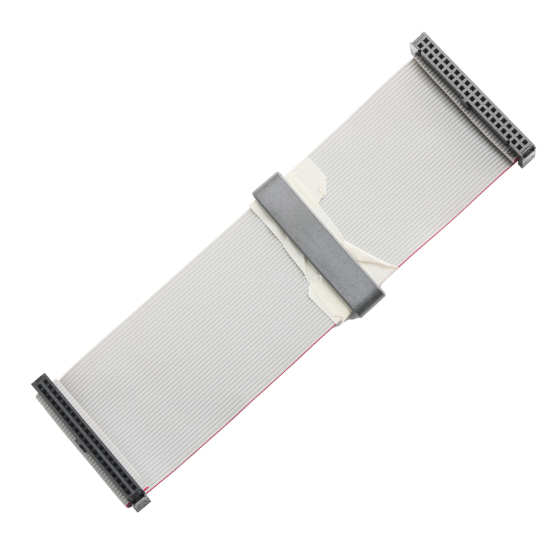 IDC FC-2*20P 40Pin 2,54 mm de hauteur Noir PBT+G/F UL2651 28AWG Idc câble à ruban plat 1,27 mm de hauteur OEM/ODM