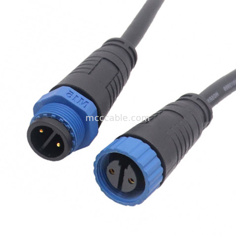 M15 Connecteur circulaire à 2 broches, 3 broches, industriel