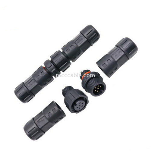 Fabrique Mini M12 8Pin étanche à l'eau connecteur de câble circulaire prise industrielle IP67 degré de protection étanche à l'eau homme/femme