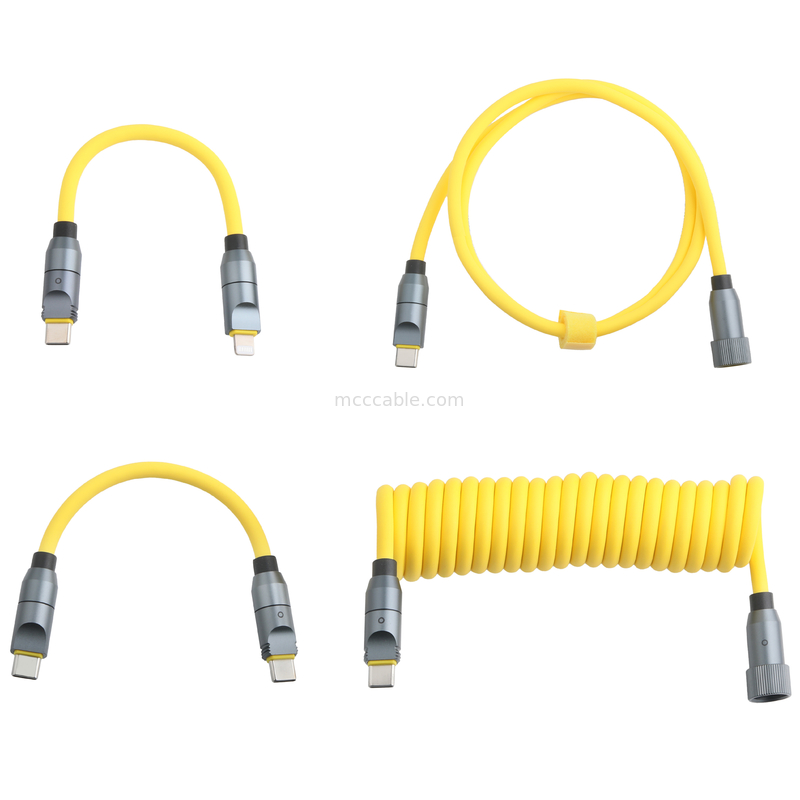Cable Micro Coaxial USB 4.0 Thunderbolt 4 avec 240W de charge et transfert de données rapide comme l'éclair