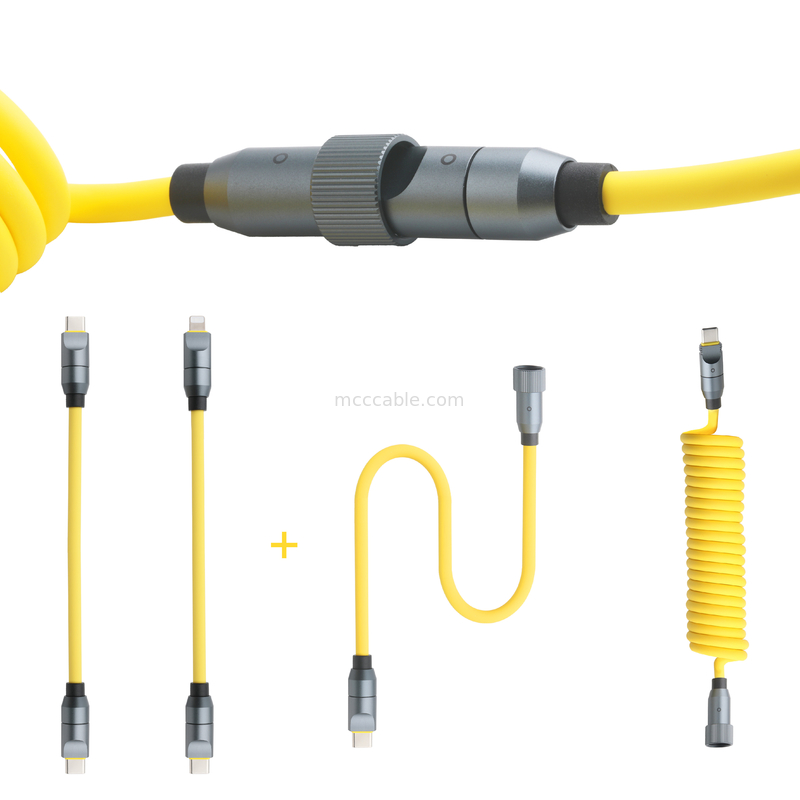Cable Micro Coaxial USB 4.0 Thunderbolt 4 avec 240W de charge et transfert de données rapide comme l'éclair