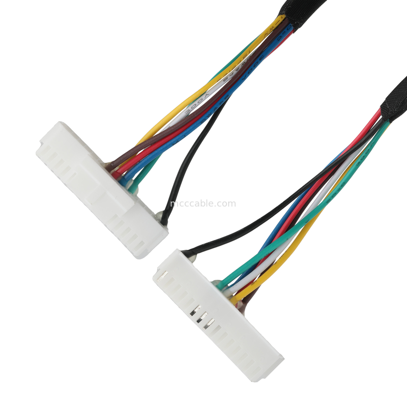 LHSD 30P Picth 2,0 mm à A2545 20P Picth 2,54 mm câble UL1007 24AWG couleur voir PIN-OUT