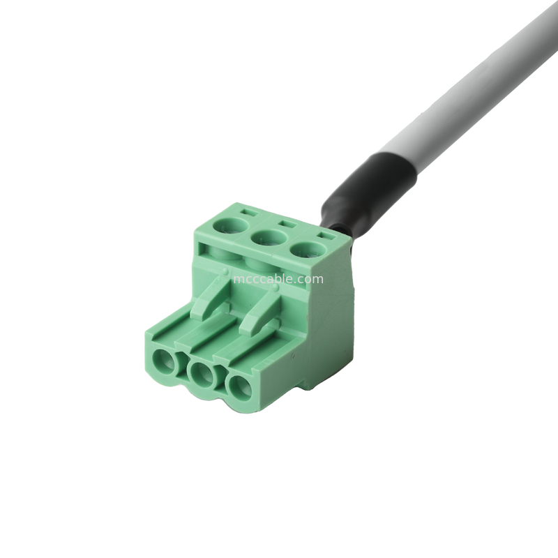 Adaptateur de câble LVDS DB-15P FEMME à HSG 43025-0800 8P et 691352710003 3P Terminal mâle vert