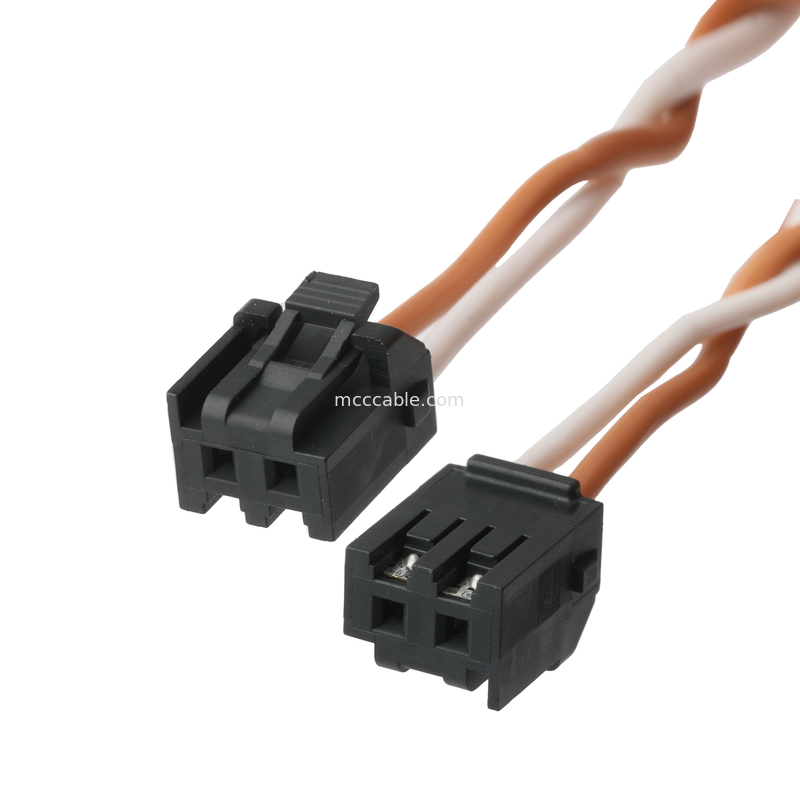 Cable audio HSG 209209-0002 MX3.0mm de hauteur de 2P à DC PP3-002A PLUG 5.5*2.1mm OEM/ODM