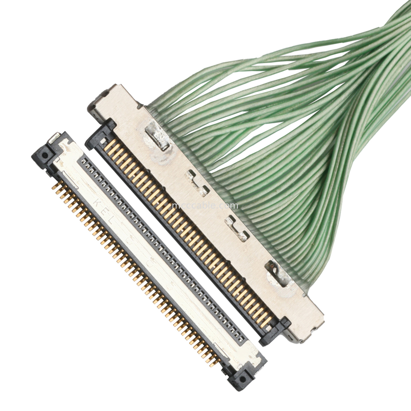 KEL USL00-40S connecteur de câble coaxial micro à 0,4 V côté du tableau de bord type angle droit