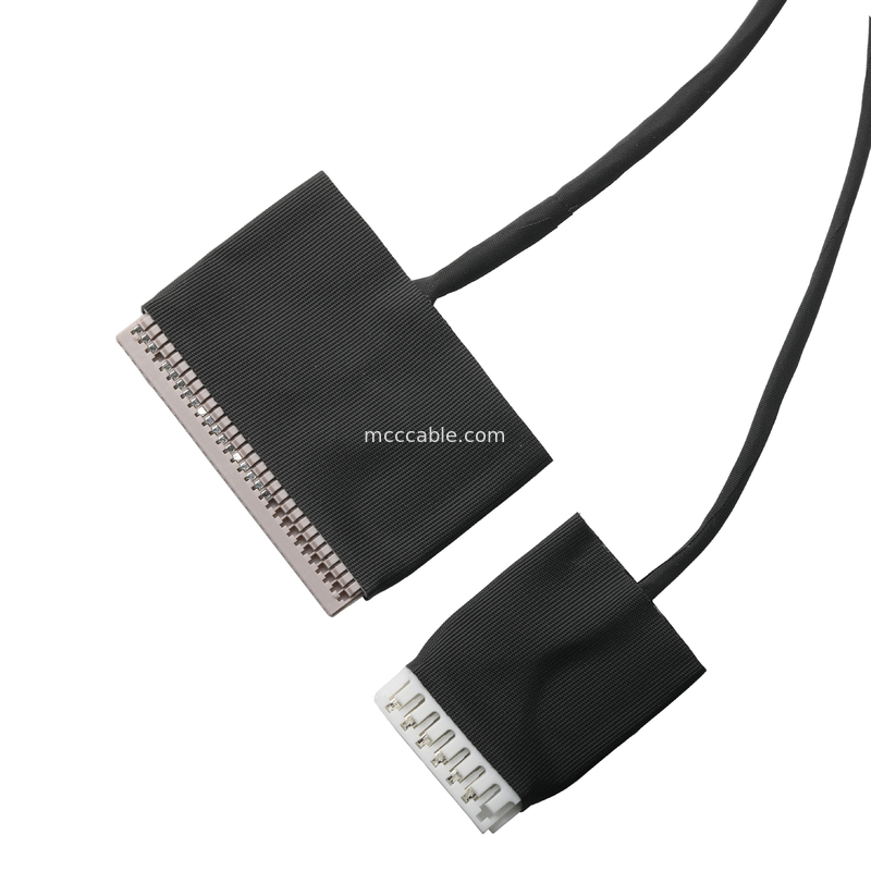 Micro Coaxial 20453-230T à DF14-30P et JST EH-7P 30P Assemblage de câble 0,5 mm de hauteur OEM / ODM