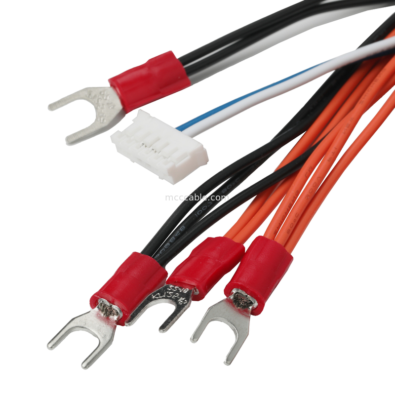 Assemblage de câble personnalisé JST PHR-14P à SVM1.25-4 et JST PH-6P connecteur pitch 2.0mm câble OEM / ODM
