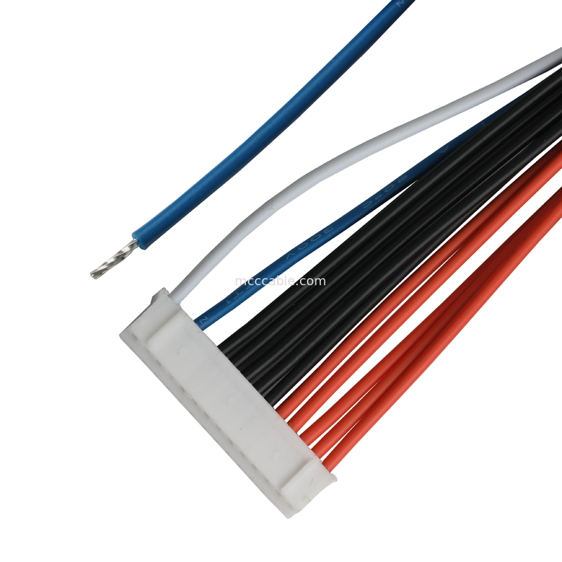 Assemblage de câble personnalisé JST PHR-14P à SVM1.25-4 et JST PH-6P connecteur pitch 2.0mm câble OEM / ODM