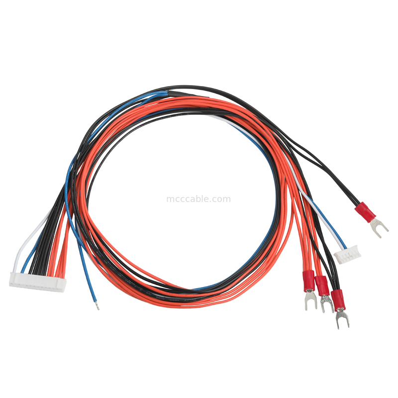 Assemblage de câble personnalisé JST PHR-14P à SVM1.25-4 et JST PH-6P connecteur pitch 2.0mm câble OEM / ODM