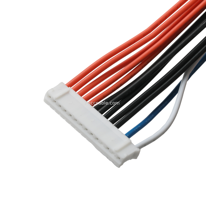 Assemblage de câble personnalisé JST PHR-14P à SVM1.25-4 et JST PH-6P connecteur pitch 2.0mm câble OEM / ODM