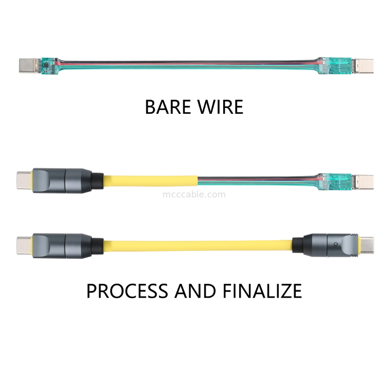 Cable Micro Coaxial USB 4.0 Thunderbolt 4 avec 240W de charge et transfert de données rapide comme l'éclair
