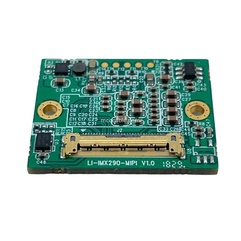Caméras industrielles Les cartes de drones LI-IMX290-MIPI 20525-030E-02 Assemblage de connecteur coaxial micro 20 Gbps / voie