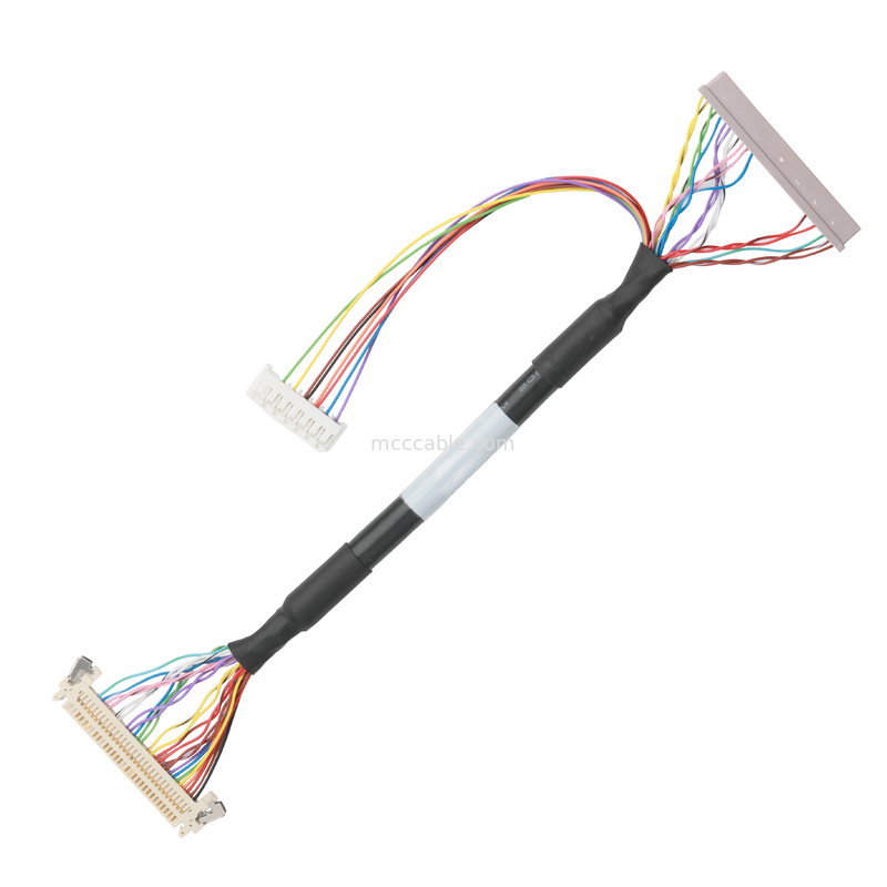 Cable de carte mère LCD JAE FI-X30HL 30P à DF14-30P et JST ERH-7P Connecteurs de câbles combinés OEM/ODM