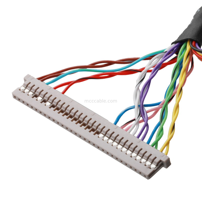 Cable de carte mère LCD JAE FI-X30HL 30P à DF14-30P et JST ERH-7P Connecteurs de câbles combinés OEM/ODM