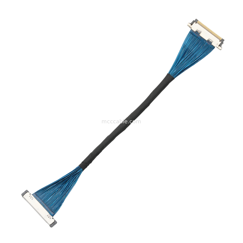 Cable coaxiale micro 20380 -R30T-06 à 20345-30T-32R connecteur de câble coaxiale à pente de 0,4 mm ROHS