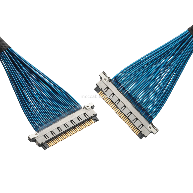 Cable coaxiale micro 20380 -R30T-06 à 20345-30T-32R connecteur de câble coaxiale à pente de 0,4 mm ROHS