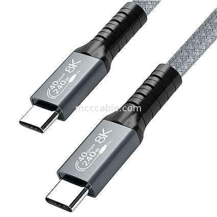 USB c éclair USB 4 à USB c USB4 Transmission à grande vitesse Thunderbolt 4 interface de protocole par câble OEM/ODM