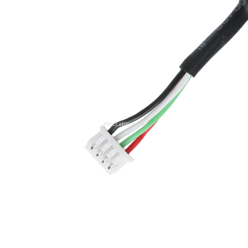 Ensemble de câbles USB pour le réceptacle IC7 USB-A 2.0 à Molex 51021-0400 RM 1.25mm 4Pin Adaptateur d'extension externe