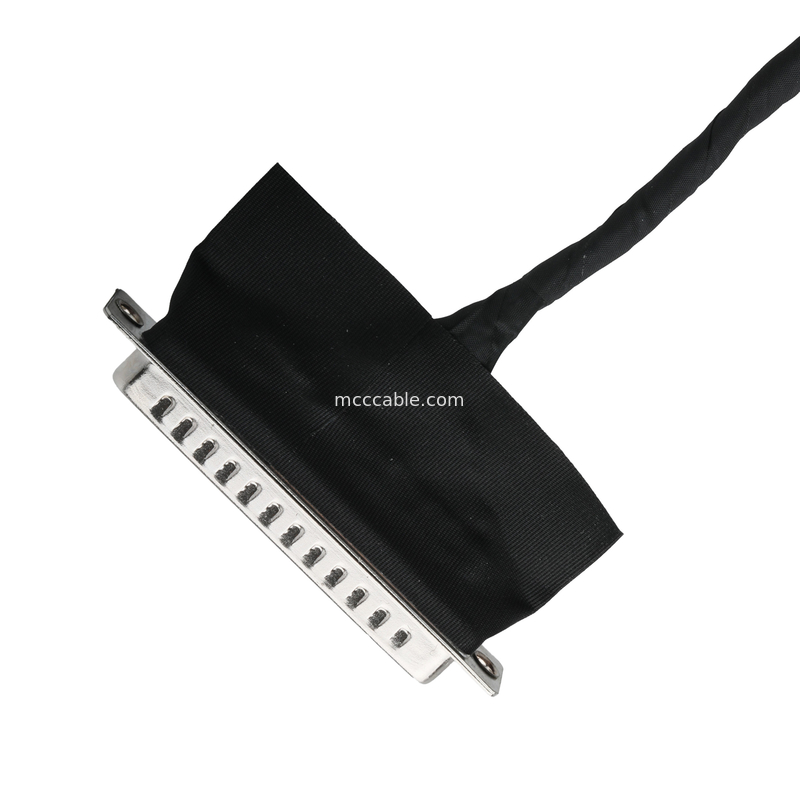 Assemblage de câbles LVDS D-SUB mâle à molex 51021-0400 et 20453-240T-01 connecteur de fil OEM / ODM