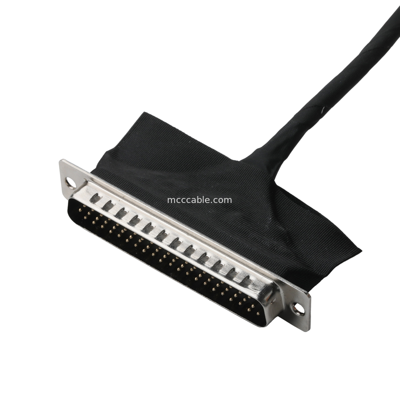 Assemblage de câbles LVDS D-SUB mâle à molex 51021-0400 et 20453-240T-01 connecteur de fil OEM / ODM