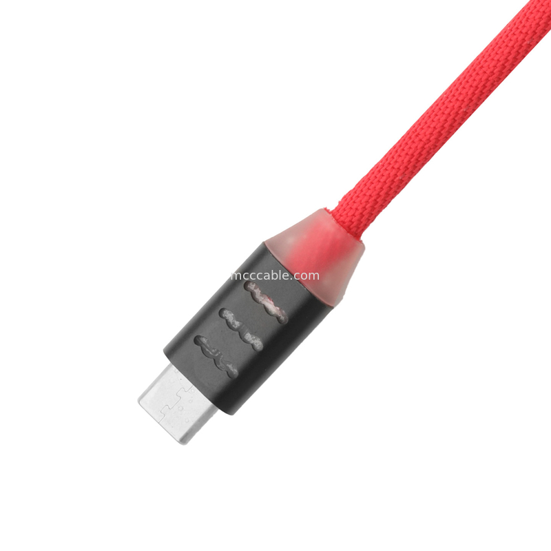 Cable USB C à la foudre pour la recharge rapide des téléphones Samsung et Apple OEM / ODM