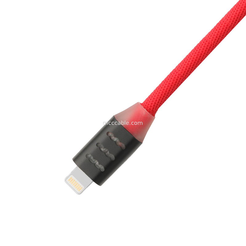 Cable USB C à la foudre pour la recharge rapide des téléphones Samsung et Apple OEM / ODM