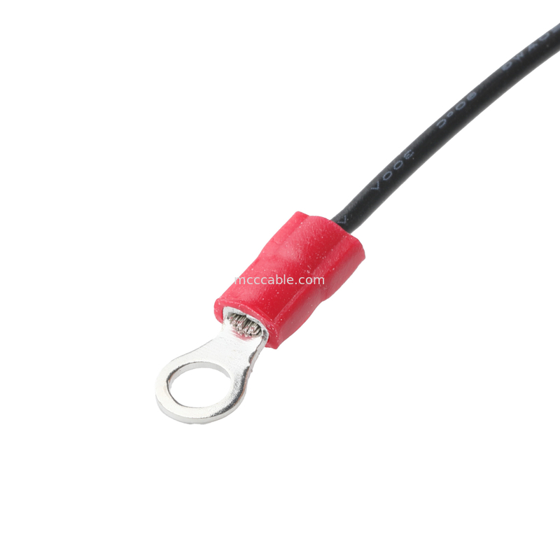 IDC FC-10P et TER M4 hauteur 1,27 mm Connecteur de câble de terre avec fil d'anneau UL2651 28AWG câble OEM / ODM