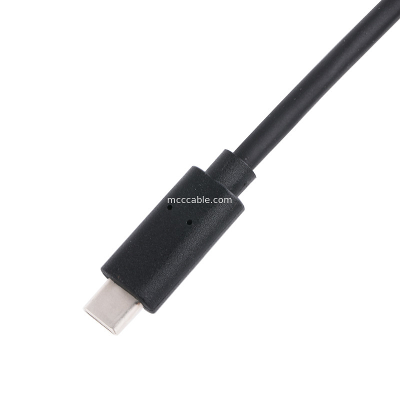 20P USB 3.0 féminin de type C à câble d'adaptateur IDC Résistant interne Fil PVC noir OEM ODM