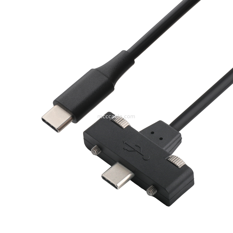 Interface Thunderbolt 4 de qualité industrielle, câble USB4, vitesse de transmission allant jusqu' à 40 Gbps, charge super rapide de 240 W, 8K Ultra