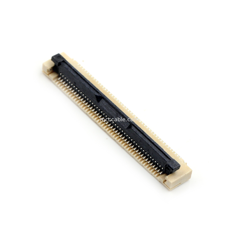 FFC et FPC 45Pin 0.5mm Pitch LVDS Connecteur de carte EDP pour câble plat flexible