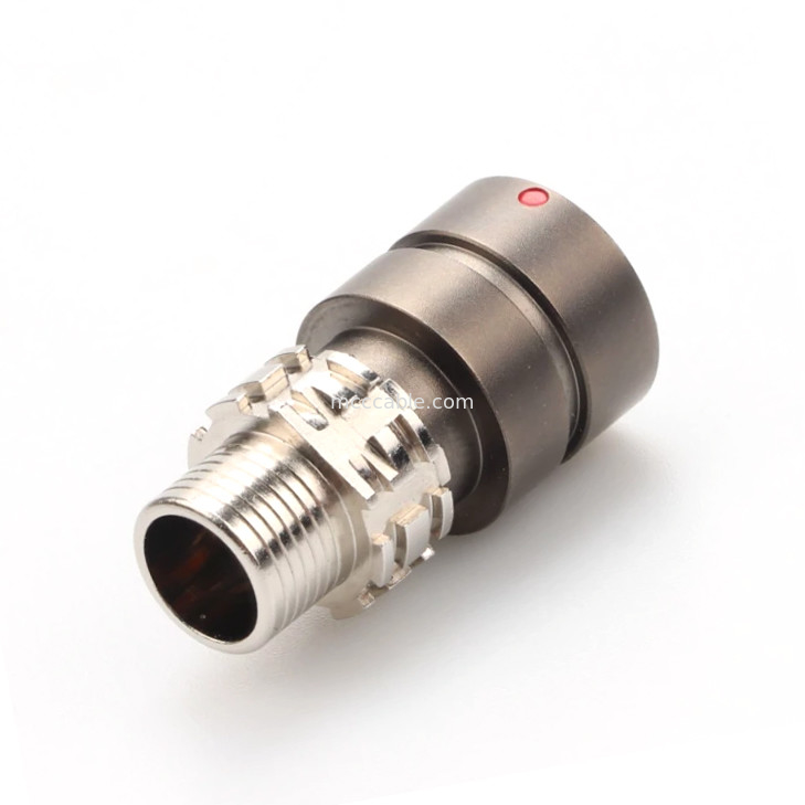 Connecteur imperméable à l'eau militaire de qualité industrielle de la série R 16P, mâle et femelle, niveau de protection atteint IP6K8