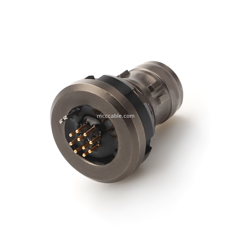 Connecteur imperméable à l'eau militaire de qualité industrielle de la série R 16P, mâle et femelle, niveau de protection atteint IP6K8