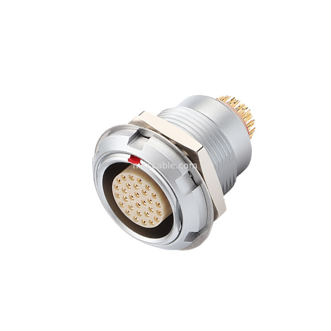 Connecteur industriel imperméable à l'eau série B Z2 5Pin double écrous soudage carte de circuit imprimé