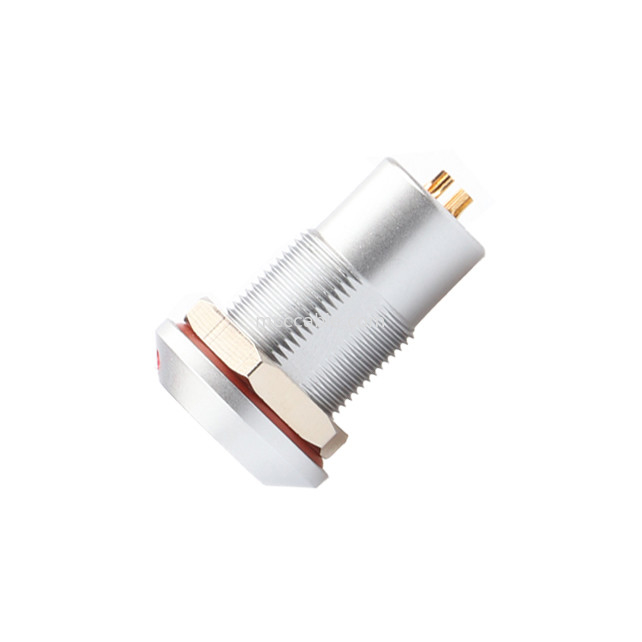 Connecteur circulaire étanche à l'eau série B Z7 4P Femme Socket étanche à l'eau scellée sous vide, écrous de prise fixe IP68 fixe